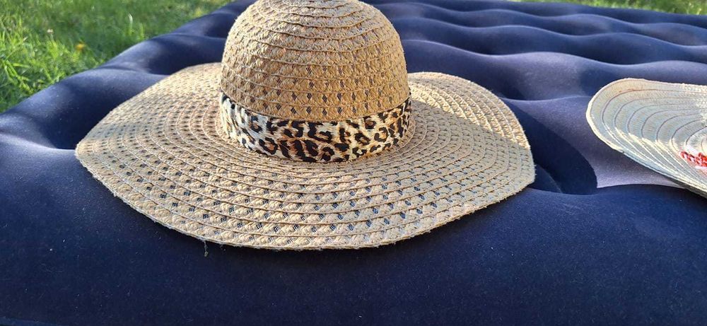 Kapelusze słomkowe, damskie kapelusze z dużym rondem 2 sztuki
