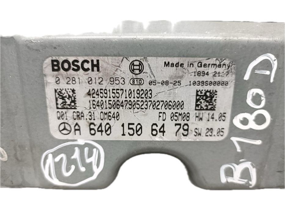 Centralina motor / ECU MERCEDES-BENZ Classe A (W169)