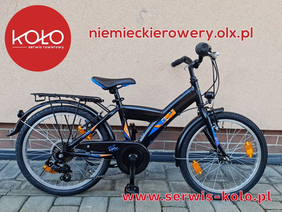 Rower dziecięcy BELLINI koła 20 ALUMINIUM shimano okazja rabat POLECAM