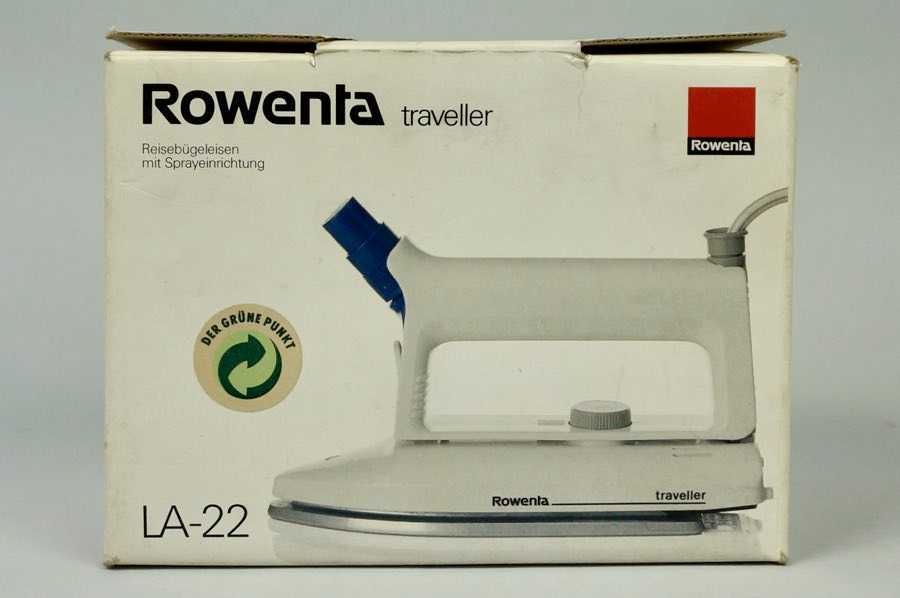 Ferro de viagem vintage Rowenta LA-22