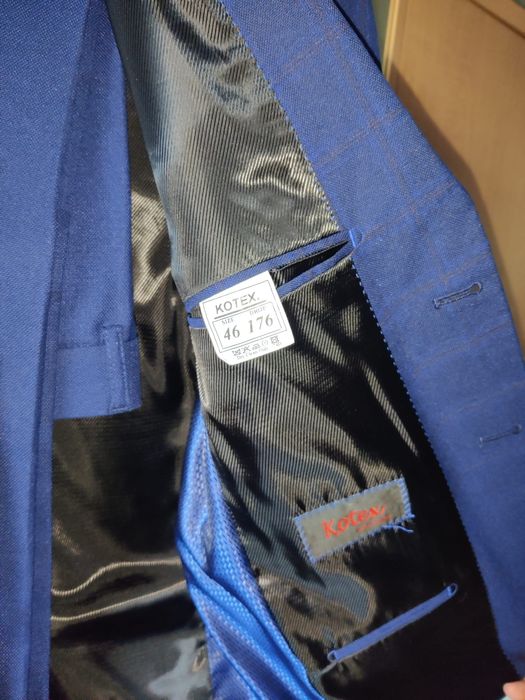 Garnitur młodzieżowy kratka 176