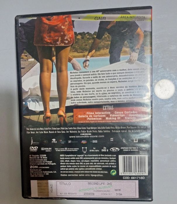 DVD second life  .