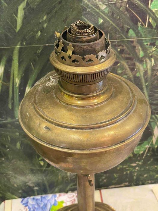 Керосиновая антикварная лампа Германия
