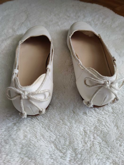 Baleriny skórzane, Zara, rozm. 36
