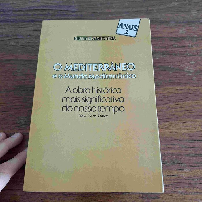 O Mediterrâneo e o Mundo Mediterrânico - 2 vols - Fernand Braudel