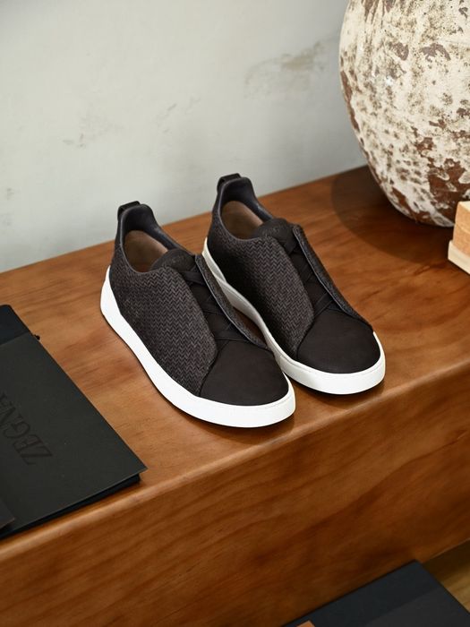 Чоловічі кеди Zegna 39-46 Натуральні матеріали | Преміум якість