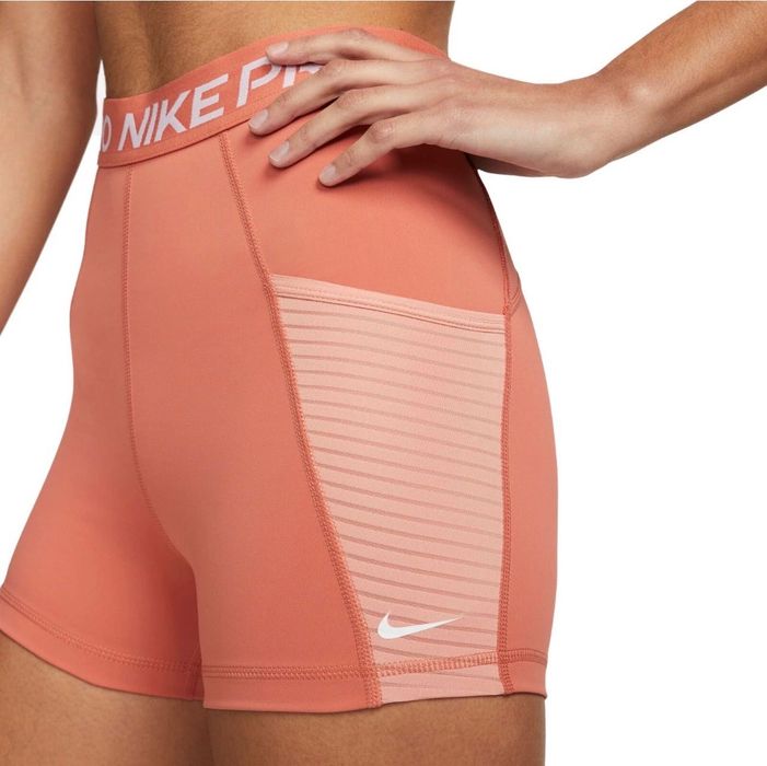 Nike pro оригінальні спортивні шорти висока посадка бігові для залу нові колекції