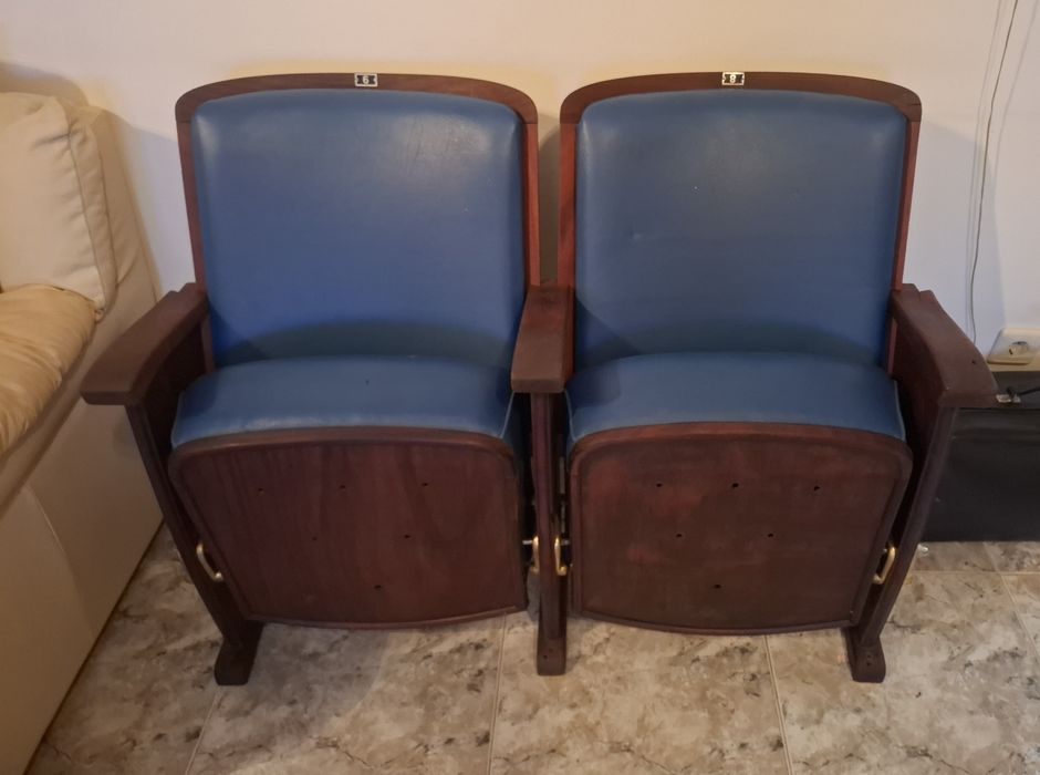Cadeiras de Cinema  Vintage