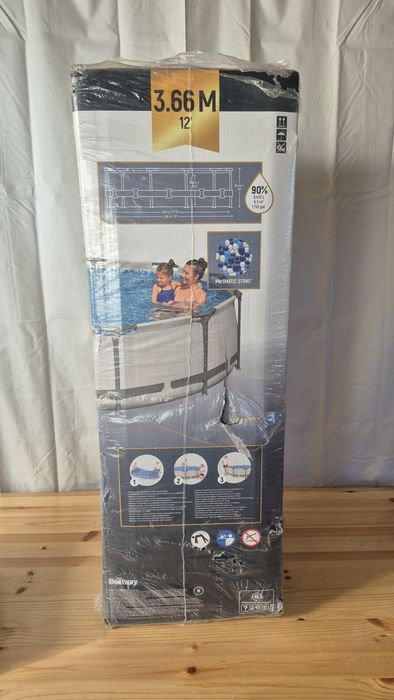 Nowy Basen stelażowy Bestway Steel Pro Max o wymiarach 366×76cm