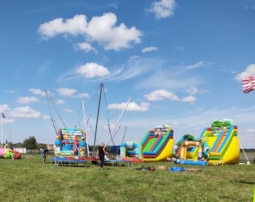 STD wynajem waty cukrowej popcornu event dmuchańce byk rodeo kolejka