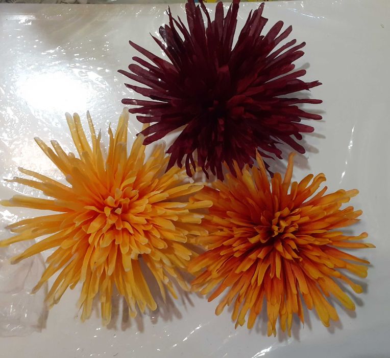 -30% Chryzantema główka wyrobowa kwiat sztuczny