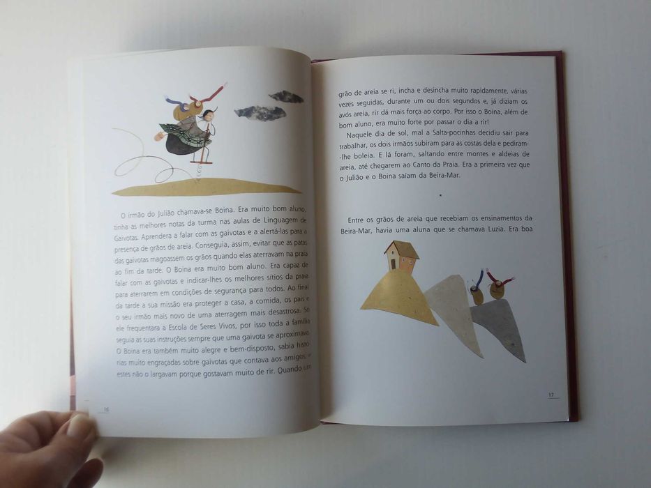 Livros "A Pulga Salta-Pocinhas e..." e "O Menino que n Gostava de Ler"