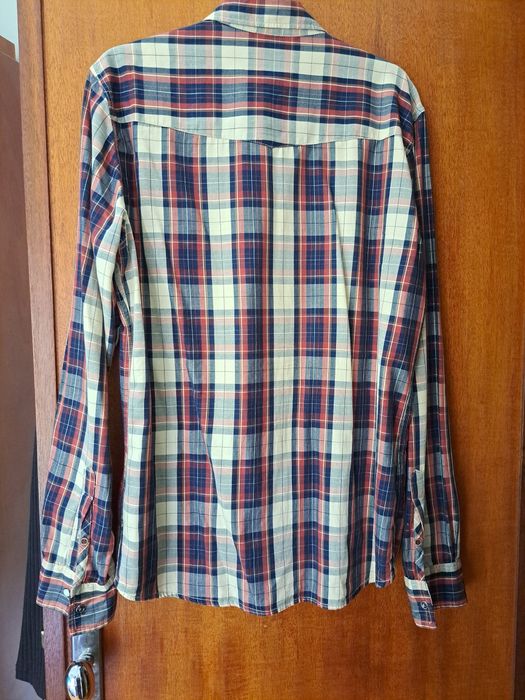 Camisa xadrez homem