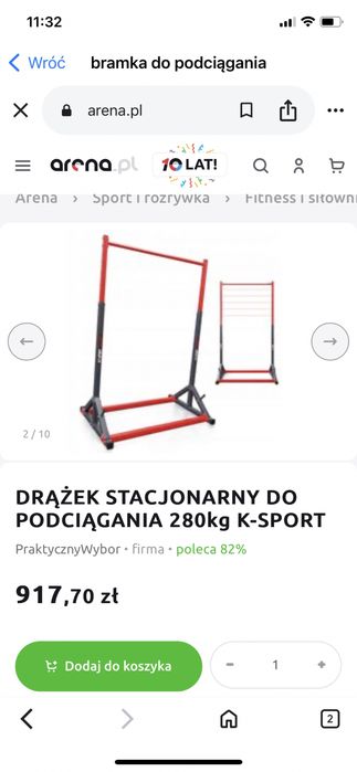 Drążek Stacjonarny do podciągania