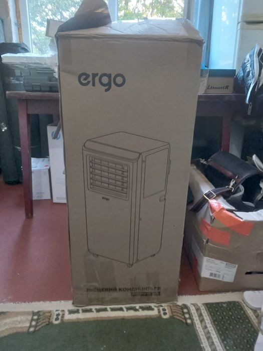 Мобільний кондиціонер Ergo AC 0914 M. Повний комплект, гарантія!