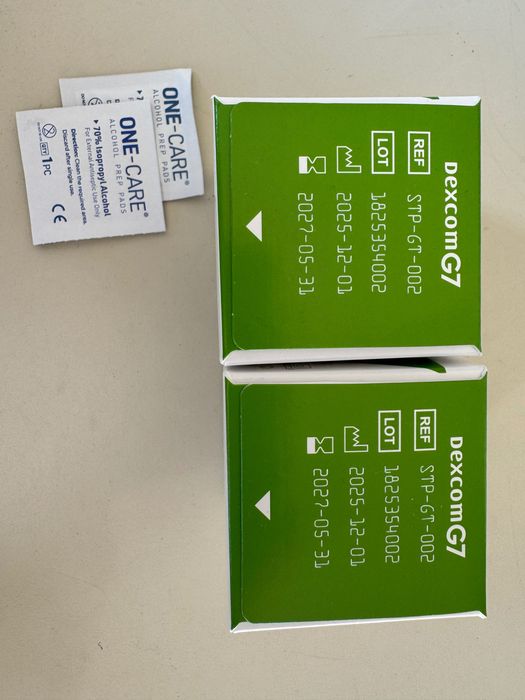 DexCom G-7 NOWE 2 szt. Gazik gratis. Data ważności 2027-05