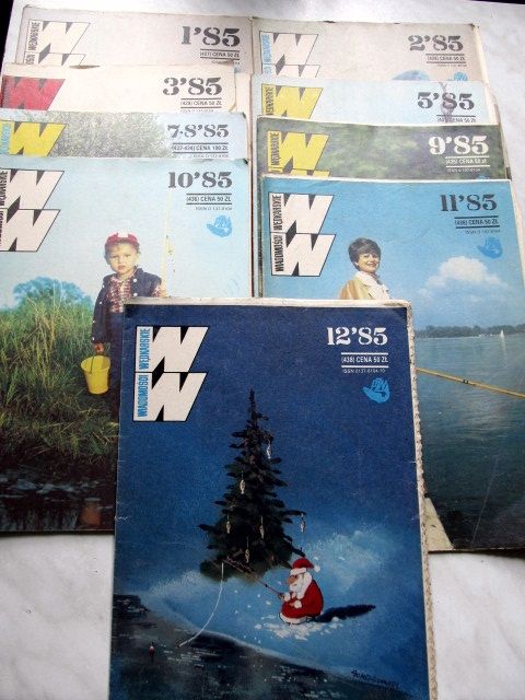 Czasopisma "Wiadomości wędkarskie" z 1985 r.
