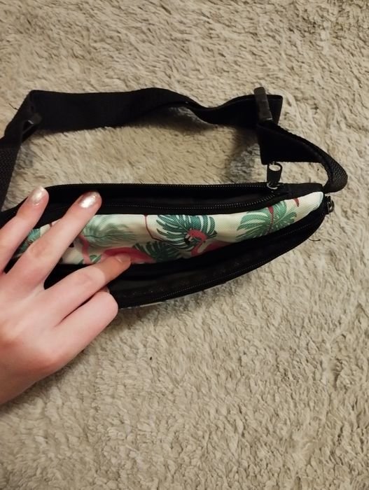 Nerka torebka saszetka dla dzieci flamingi