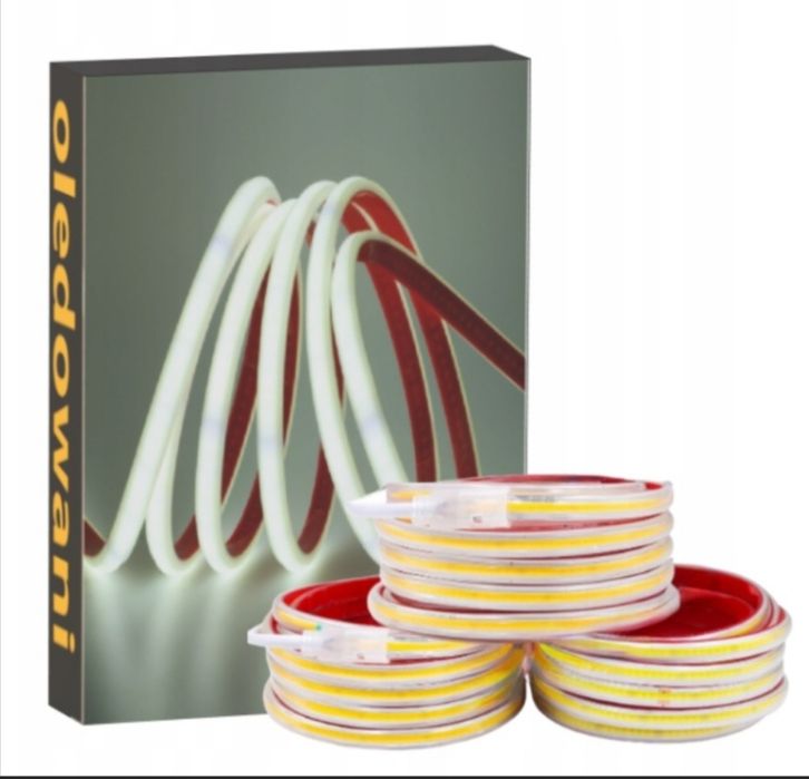 Taśma LED 230V  2401/m 8W/m 20 metrów
m IP65 BIAŁA ZIMNA