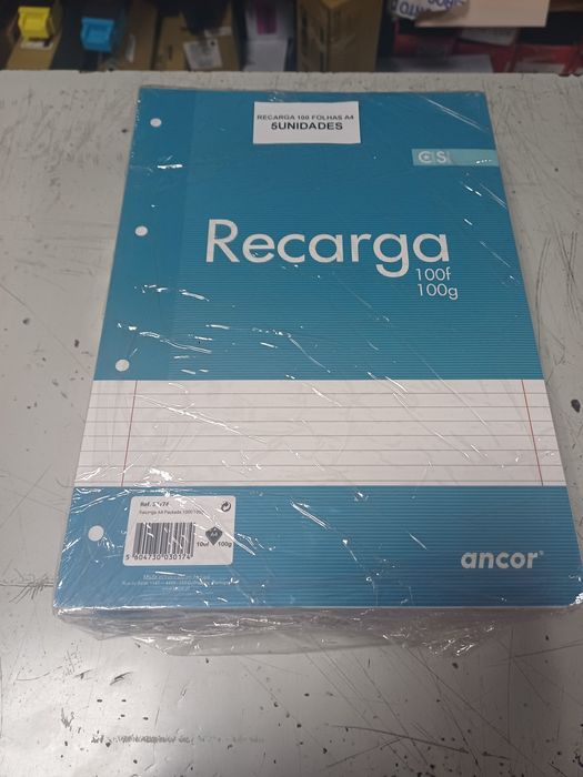Recarga 100 folhas A4