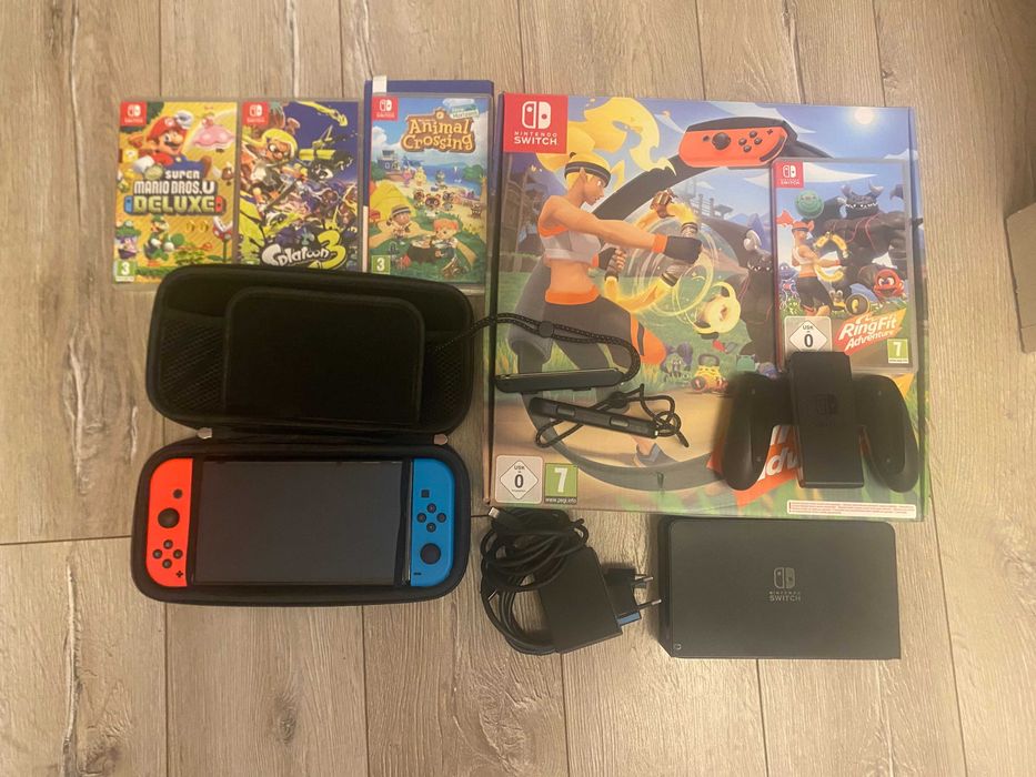 Nintendo Switch OLED bogaty zestaw