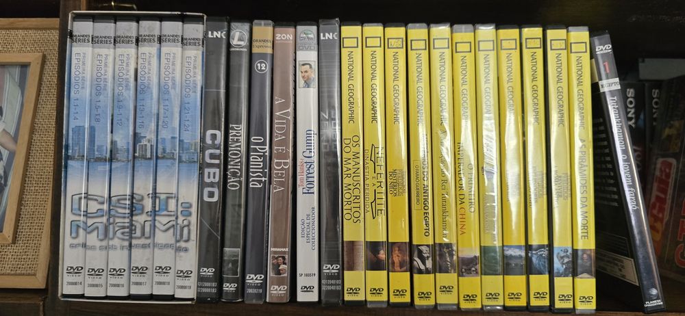 DVDs diversos para colecionadores