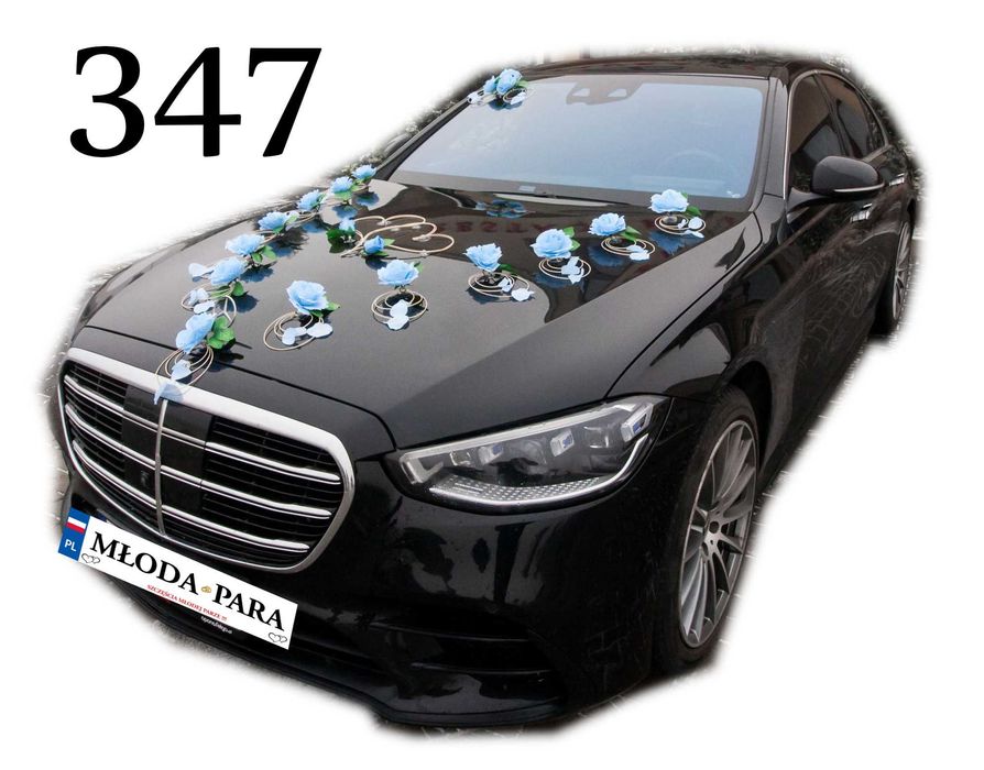 SUPER NOWA ozdoba dekoracja na auto samochód ślub wesele 347
