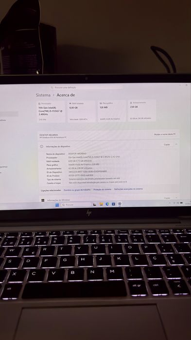 Portatil HP elitebook 830
