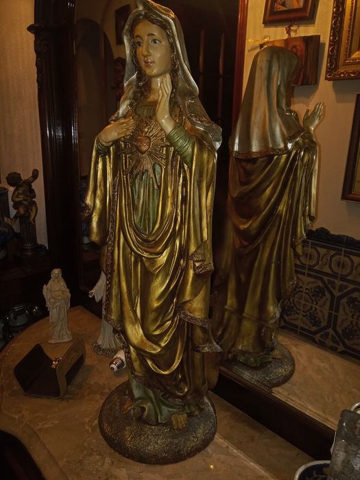 Espetaculares figuras antiga em marfinite ...
50/60 CMS alta