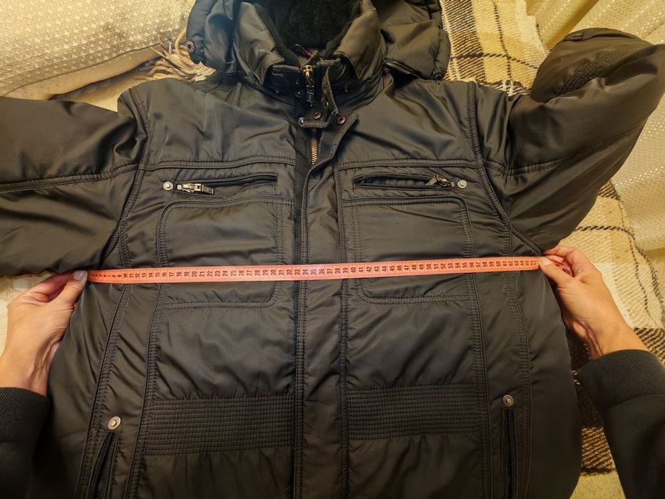 Курточка Зимова Осіння, Чоловіча, тепла, з капюшоном