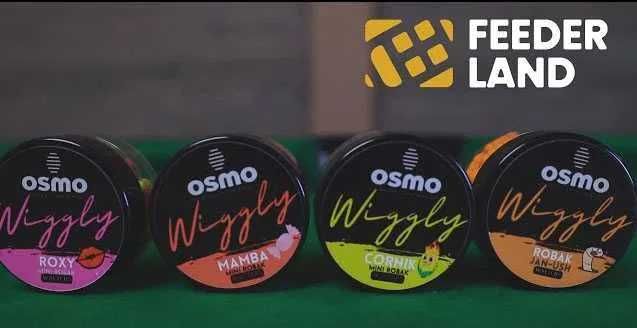Zestaw 4 szt Osmo Wiggly wafters mini Robak ROXY JAN-USH MAMBA CORNIK