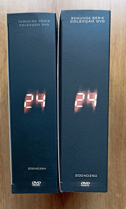 Série "24" - 2 box de 7 DVDs- temporadas 2 e 3