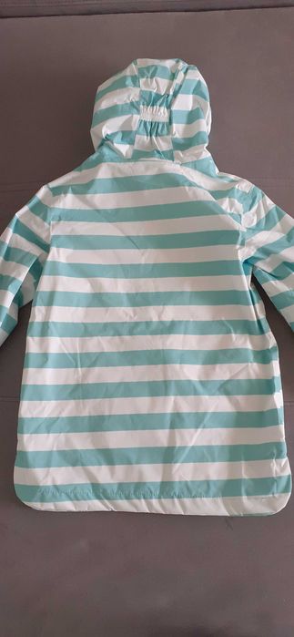 Mietowo-biały Płaszczyk przeciwdeszczowy Reagatta