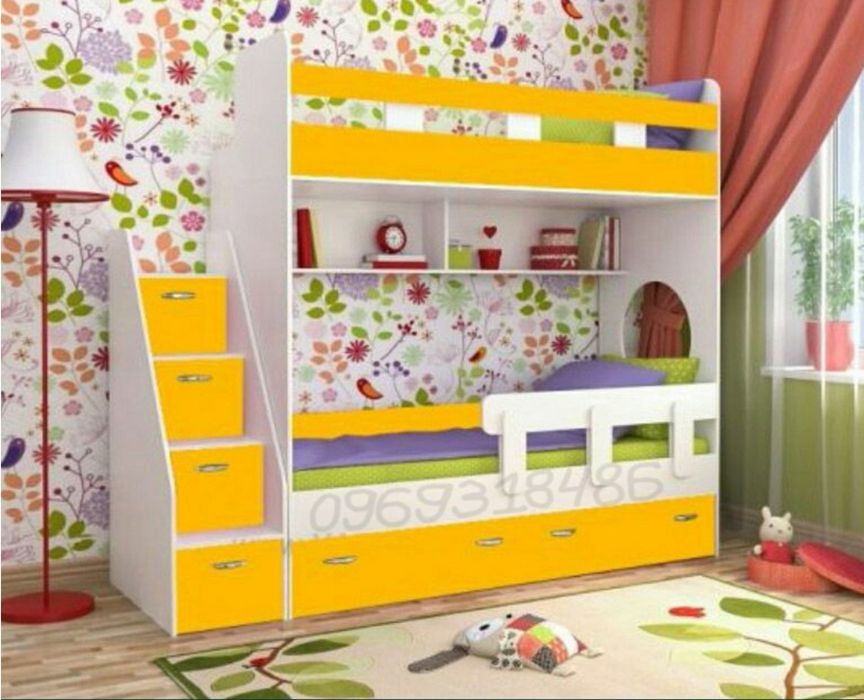 Ліжко двоярусне кровать двухъярусная