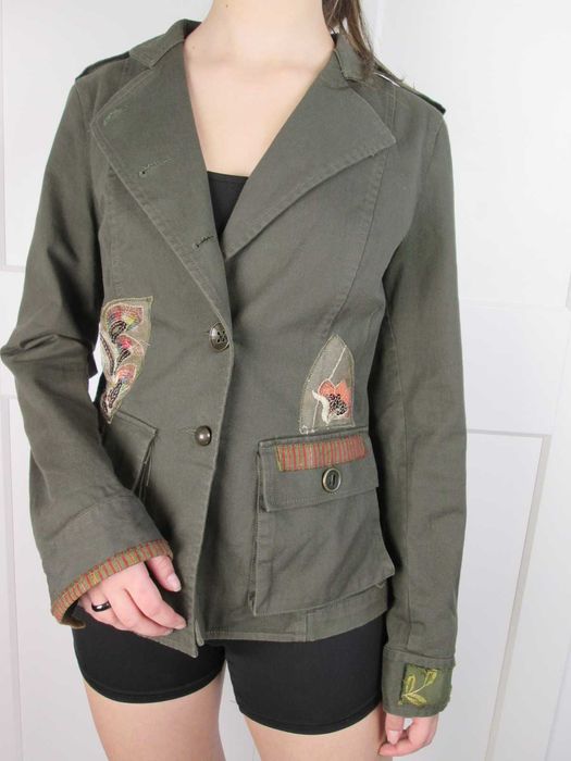 Sfizio włoska marka premium nowa kurtka żakiet katana bawełna S M