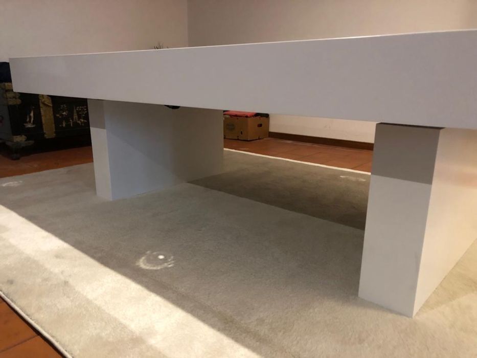 BILHAR SNOOKER NOVO LACADO A BRANCO