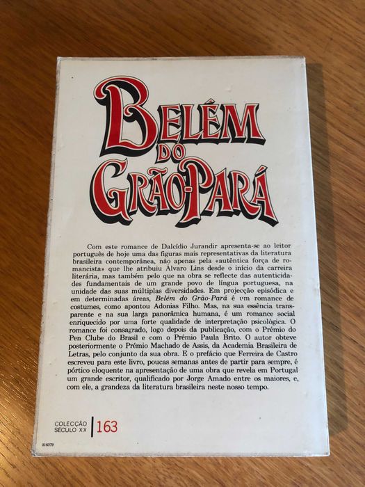 BELÉM DO GRÃO-PARÁ     Dalcídio Jurandir