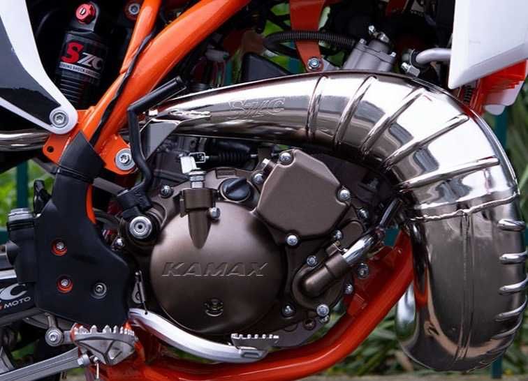 Mota 2 tempo cross enduro EXC 250 KAMAX RIGOROSAMENTE NOVA