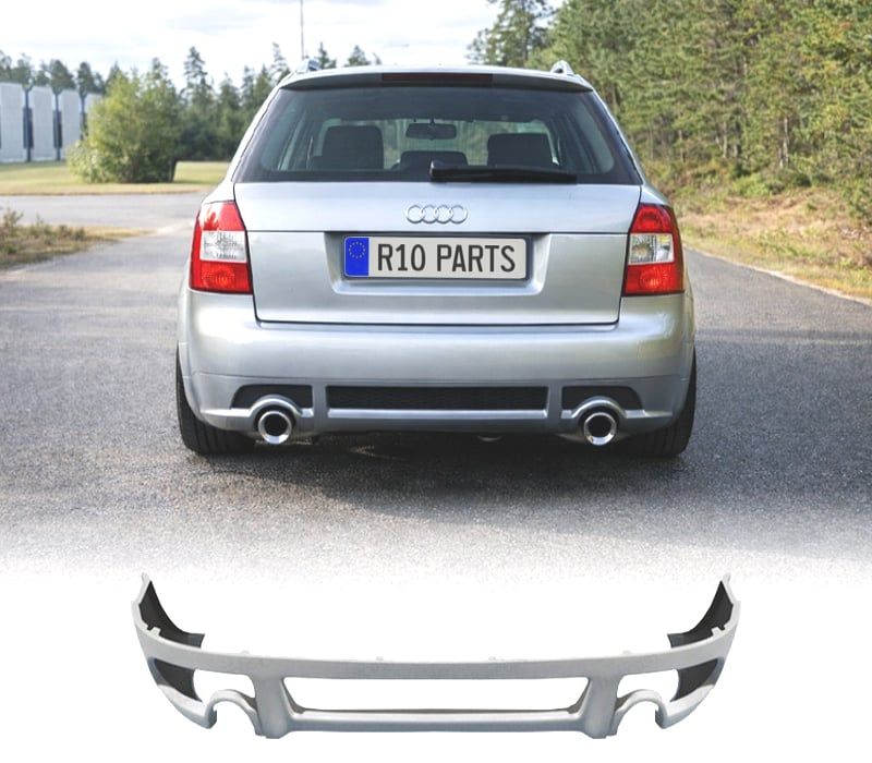 DIFUSOR PARA-CHOQUES TRASEIRO AUDI A4 B6 01-04 LOOK RS4