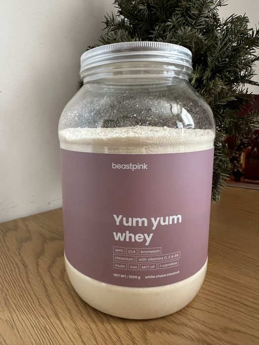 протеїн BeastPink Yum Yum Whey 1000 г ванільне морожене