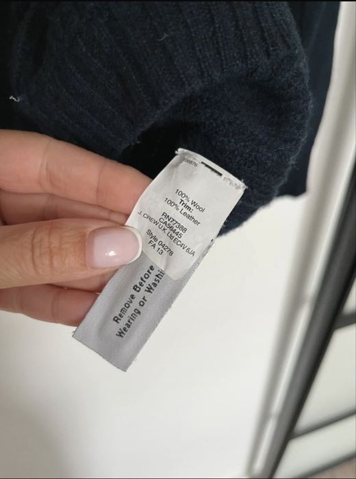 Sweter damski J.Crew S wełniany 100% wool granatowy