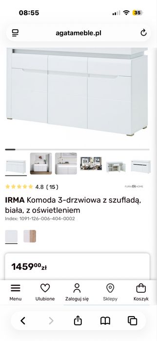 Komoda Irma  Kolekcja