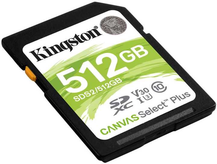 Карта пам'яті Kingston 512 GB SDXC Class 10 UHS-I U3 SDS2/512GB
