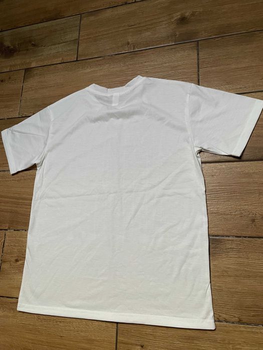White Nettspend Graphic T-Shirt L
