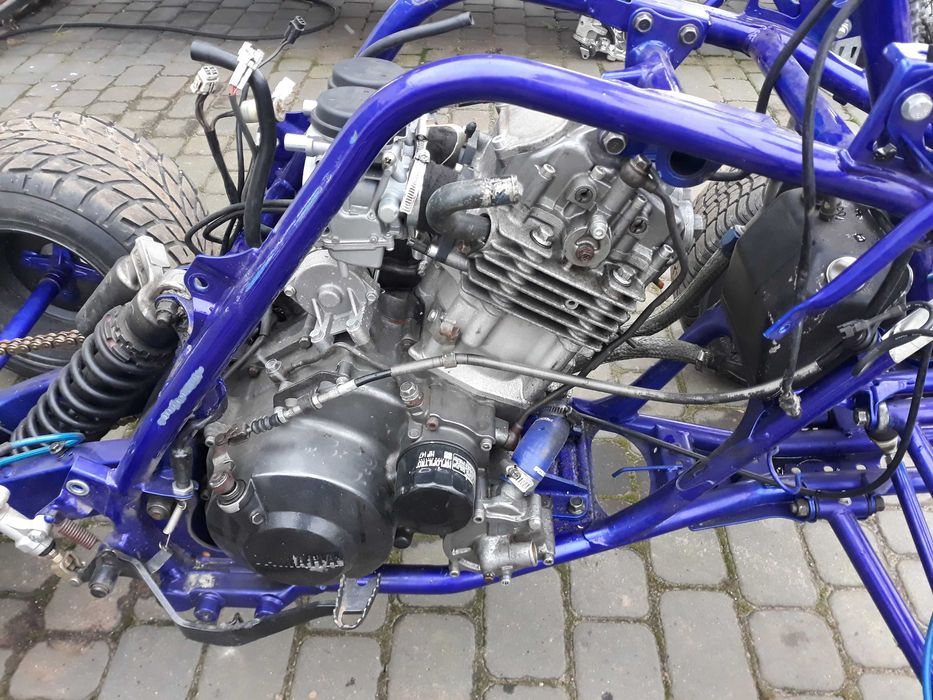 raptor 660 rama dokumenty  wahacz zwrotnica wentylator modul felga