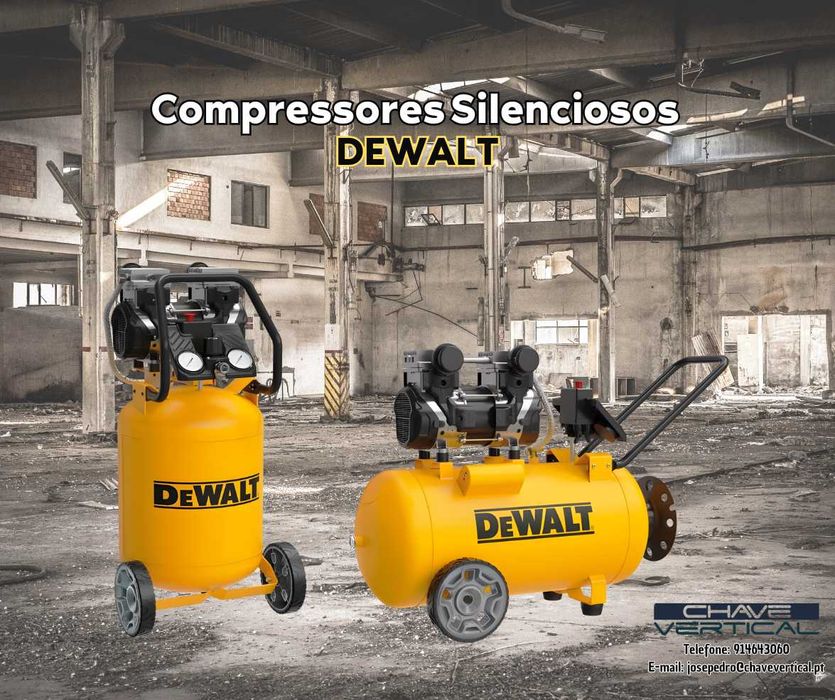 Compressores 50 Litros Silenciosos DEWALT   JR19