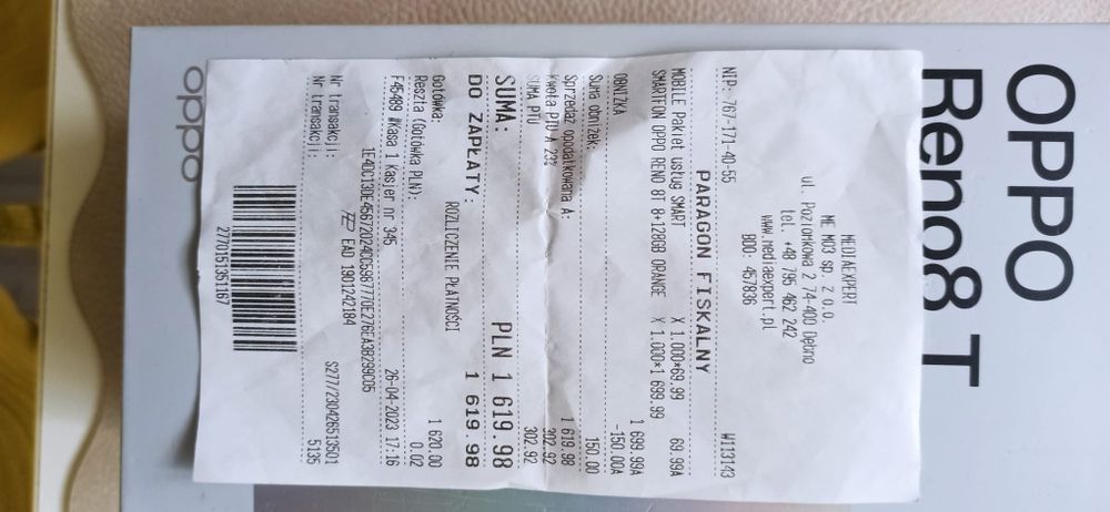 Sprzedam  Oppo Reno 8 T