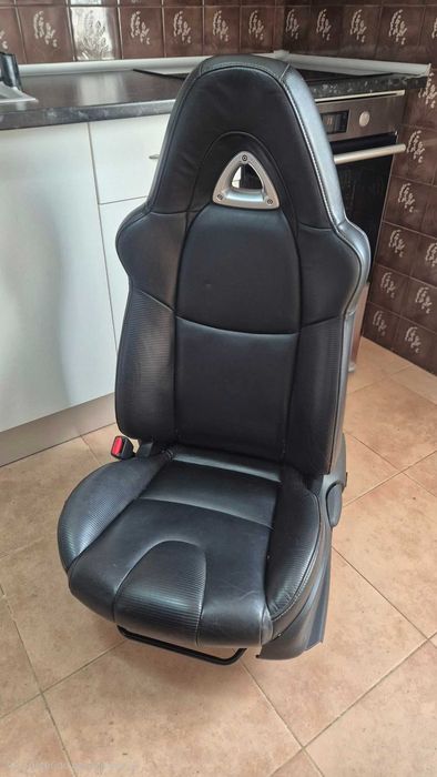 Banco Condutor Mazda RX-8 em Pele Preta (Ideal p/ Adaptação / Cadeira)