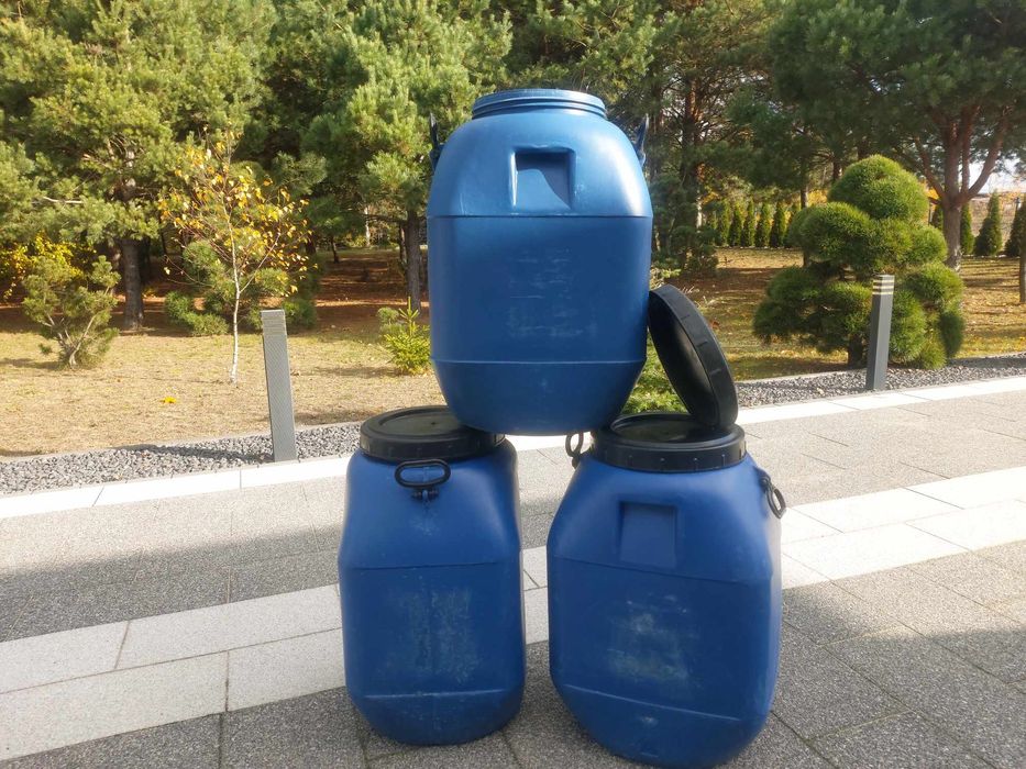 Beczka plastikowa 60l na wodę, deszczówkę, kapustę itp