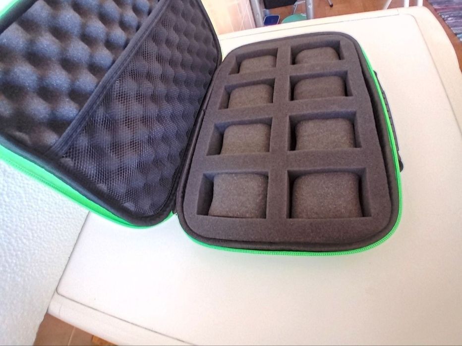 Estojo Mala de Viagem para 8 Relógios Seiko Citizen Breitling Oris Iwc